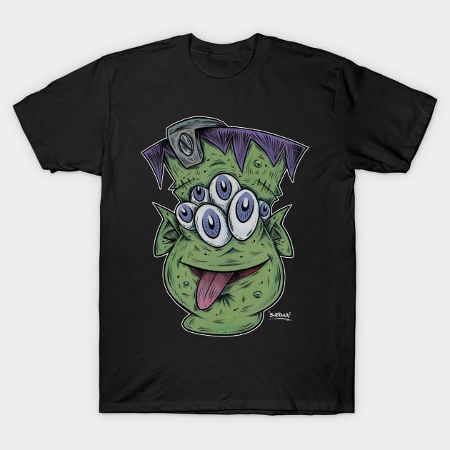 Frankie Six Eyes T-Shirt by PheckArt